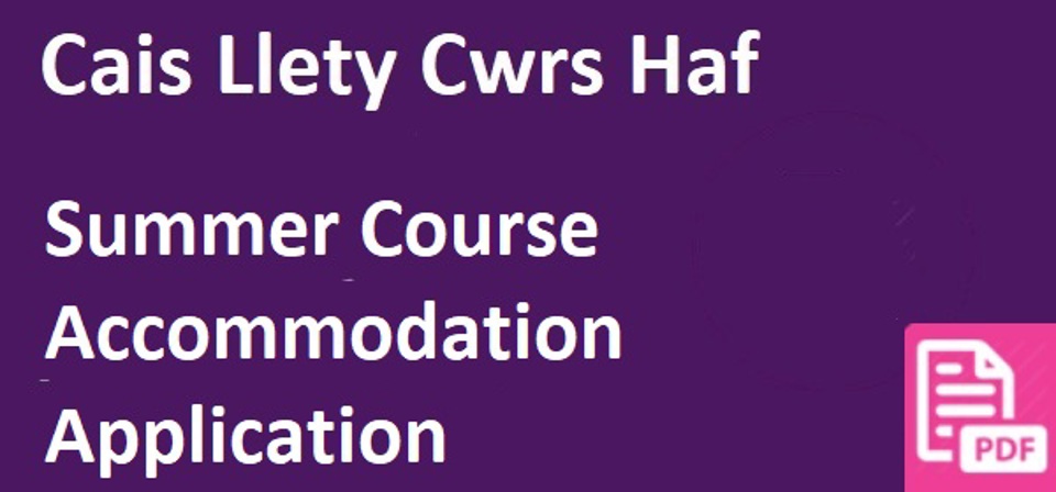 Summer Accommodation Application (pdf)