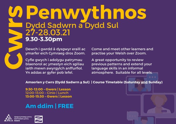 CWRS PENWYTHNOS 27-28.03.21